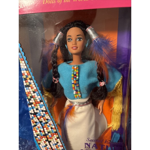 Native American Barbie Dolls Of The World 2nd Edition Mattel 11609 Vintage 1993 - Picture 3 of 8